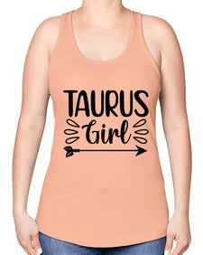 Taurus girl 500# - taurus -Racerback Tank