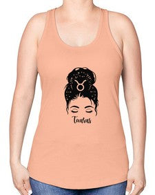 Taurus woman - taurus -Racerback Tank