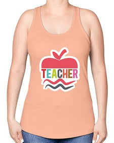 Teacher 1445# - teacher -Racerback Tank