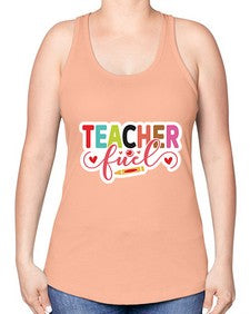 Teacher Fuel 1451# - teacher -Racerback Tank