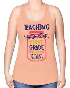 Teaching First Grade 932# - first grade -Racerback Tank