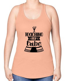 Teaching My Tribe Style 1487# - teacher -Racerback Tank
