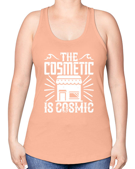 The cosmetic is cosmic Style 416# - architect -Racerback Tank