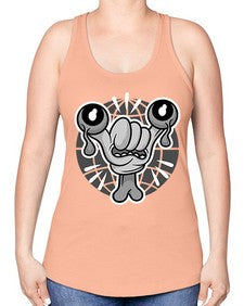 The nightmare 252# - cartoon general -Racerback Tank