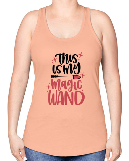 This Is My Magic Wand Style 12# - beauty - fashion -Racerback Tank