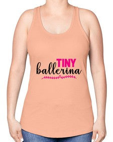 Tiny ballerina 202# - ballet -Racerback Tank