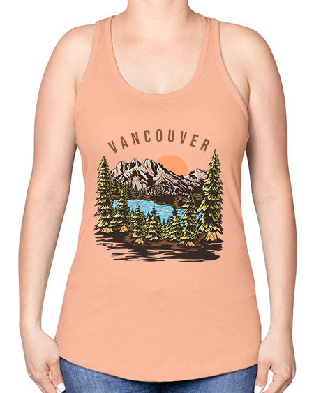Vancouver 4# - nature -Racerback Tank
