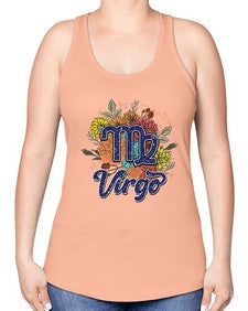 Virgo 133# - virgo -Racerback Tank