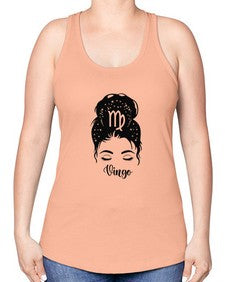 Virgo woman - virgo -Racerback Tank