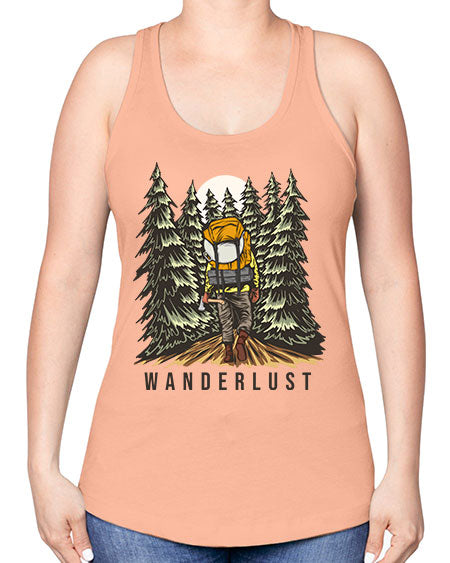 Wanderlust 2# - nature -Racerback Tank