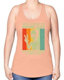 When I started the original alien 45# - ufo -Racerback Tank