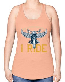 When life gets complicated 76# - motorcycle -Racerback Tank