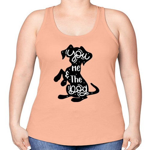 You Me The Dogs Style 4# - dogs -Racerback Tank
