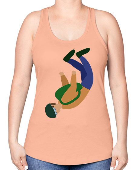 all in one 03# - parachute -Racerback Tank