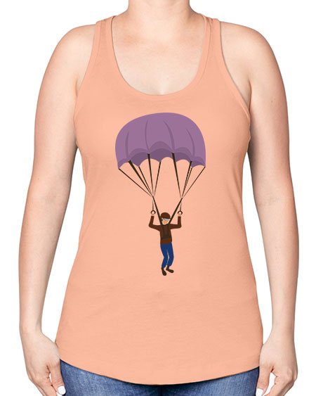 all in one 10# - parachute -Racerback Tank