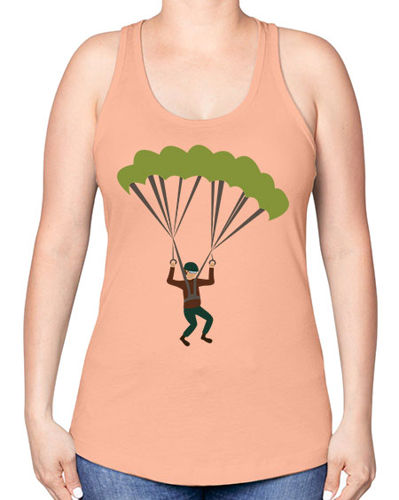 all in one 11# - parachute -Racerback Tank