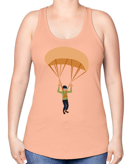 all in one 13# - parachute -Racerback Tank