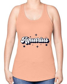 aquarius 82# - aquarius -Racerback Tank