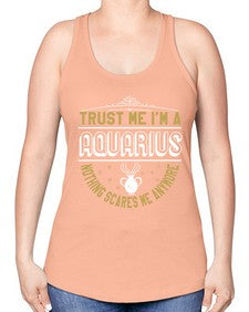 aquarius 87# - aquarius -Racerback Tank