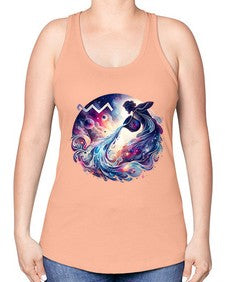 aquarius 89# - aquarius -Racerback Tank