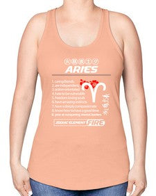 aries 137# - aries -Racerback Tank