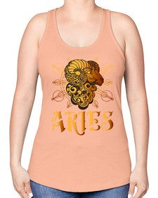 aries 14# - aries -Racerback Tank