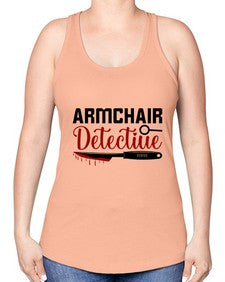 armchair detectiue 237# - true crime -Racerback Tank