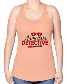 armchair detective 238# - true crime -Racerback Tank
