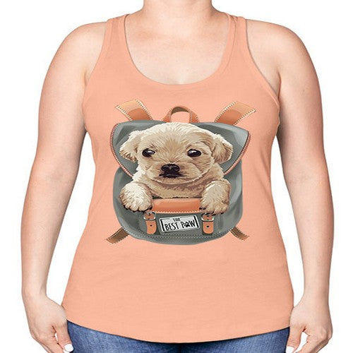 bag pag dog 47# - dogs -Racerback Tank