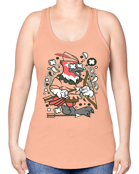 bird robin hood 25# - birds -Racerback Tank