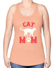 cat mom Style 35# - cats -Racerback Tank
