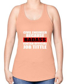 civil engineer 656# - engineer -Racerback Tank