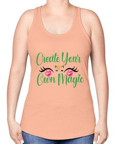 create your own magic 83# - unicorn -Racerback Tank