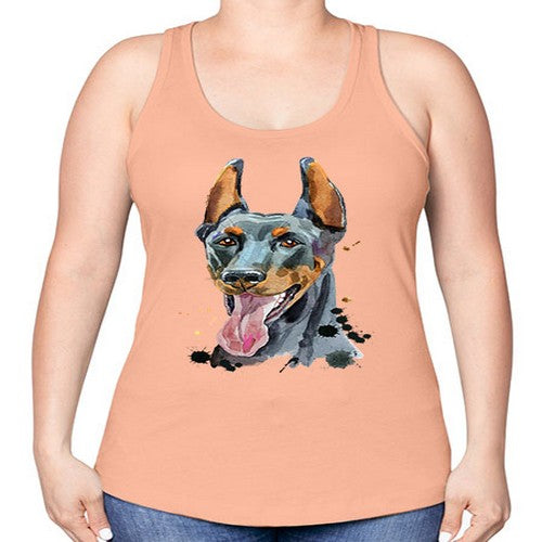 dog 105# - dogs -Racerback Tank