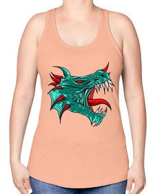 dragon 174# - dragon -Racerback Tank