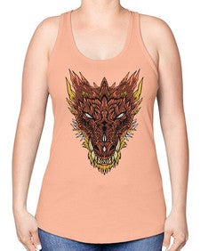 dragon 176# - dragon -Racerback Tank