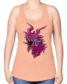 dragon 177# - dragon -Racerback Tank