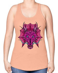 dragon 178# - dragon -Racerback Tank