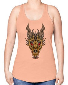 dragon 179# - dragon -Racerback Tank
