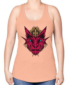 dragon 182# - dragon -Racerback Tank