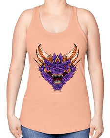 dragon 183# - dragon -Racerback Tank