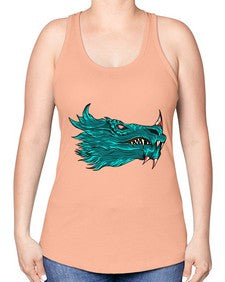 dragon 186# - dragon -Racerback Tank