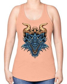 dragon 189# - dragon -Racerback Tank