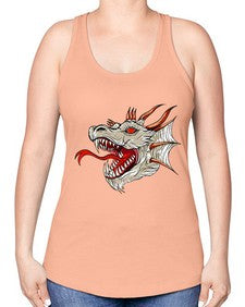 dragon 191# - dragon -Racerback Tank
