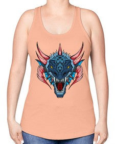 dragon 193# - dragon -Racerback Tank