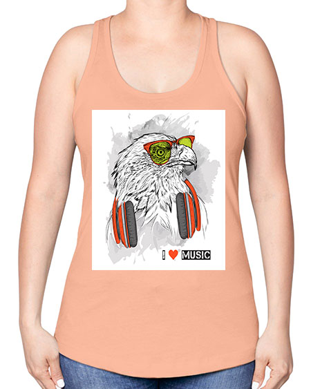 eagle 1# - birds -Racerback Tank