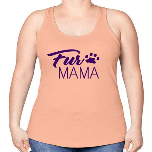 fur mama - dogs -Racerback Tank