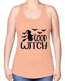 good witch 36# - witch -Racerback Tank