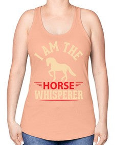 i am the horse whisperer Style 3# - horse -Racerback Tank