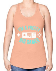 im a pretty big gamer 117# - video games -Racerback Tank
